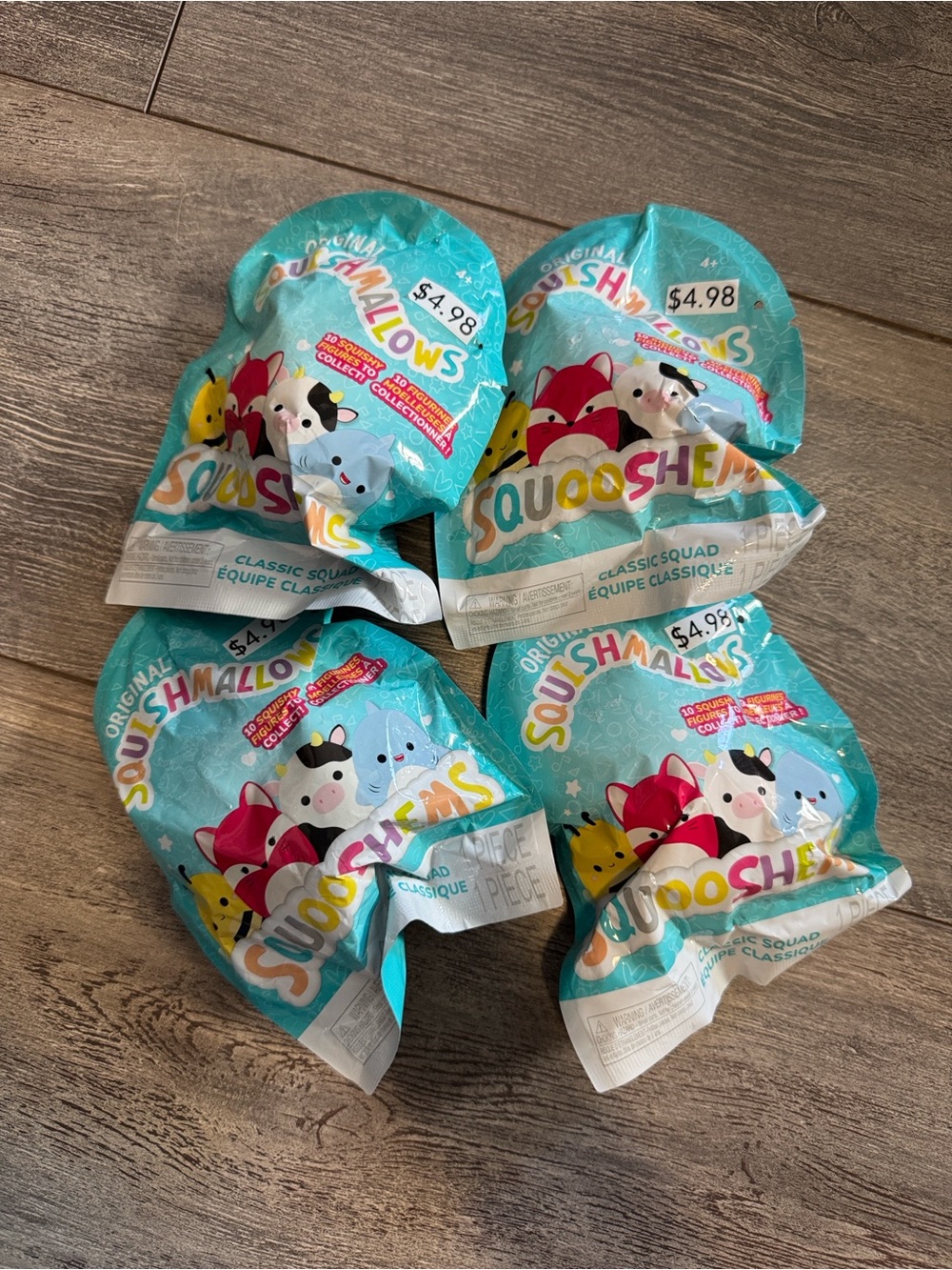 Squishmallows Surprise Plush Packets - Teal Packaging